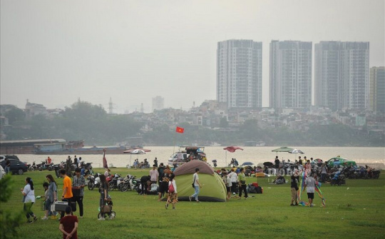 Hà Nội nghiên cứu biến bãi giữa sông Hồng thành công viên văn hóa, du lịch