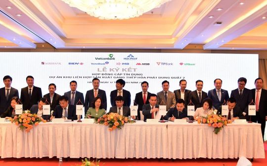 Vietcombank: Đầu mối và đồng tài trợ tín dụng 35 nghìn tỷ cho Dự án Hòa Phát Dung Quất 2