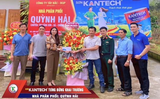 Hãng sơn Kantech: Khai trương NPP Quỳnh Hải - Thái Nguyên