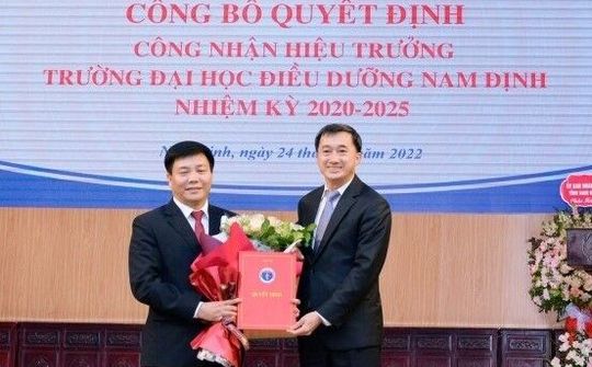 Bộ Y tế bổ nhiệm Hiệu trưởng Trường Đại học Điều dưỡng Nam Định