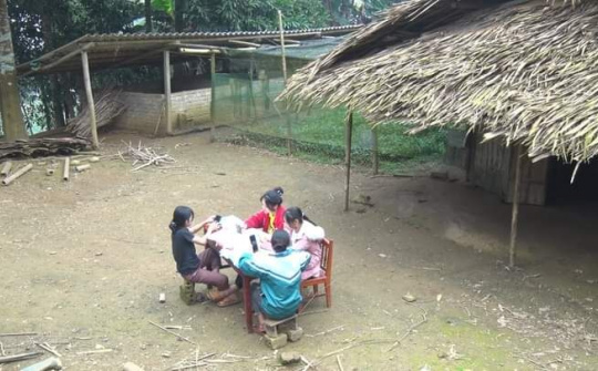 Sự học của trẻ em vùng cao thời Covid