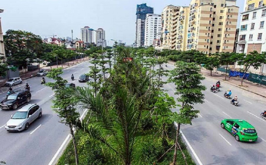 Quy hoạch đất cây xanh cấp đô thị 3,5 m²/người tại 4 quận nội thành Hà Nội