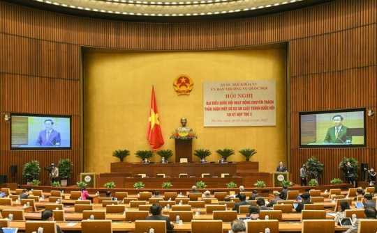 Thảo luận 4 dự án Luật để trình tại Kỳ họp thứ 3, Quốc hội khóa XV