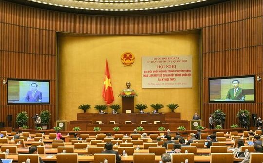 Thảo luận 4 dự án Luật để trình tại Kỳ họp thứ 3, Quốc hội khóa XV