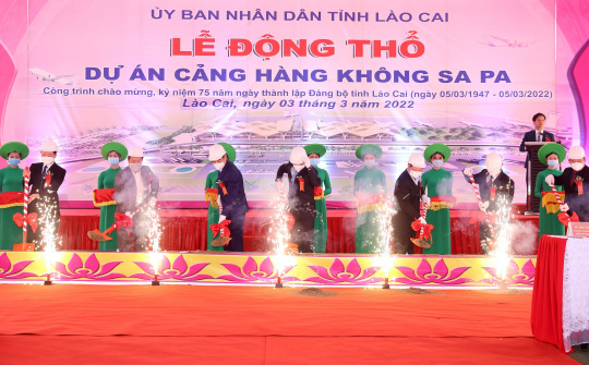 Lào Cai: Lễ động thổ Dự án Cảng hàng không Sa Pa