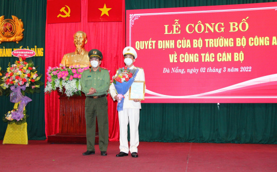 Đà Nẵng có tân Phó Giám đốc Công an thành phố