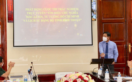 Bình Thuận: Sôi nổi Cuộc thi “Tìm hiểu chủ nghĩa Mác - Lênin, Tư tưởng Hồ Chí Minh và lịch sử Đảng bộ tỉnh ”