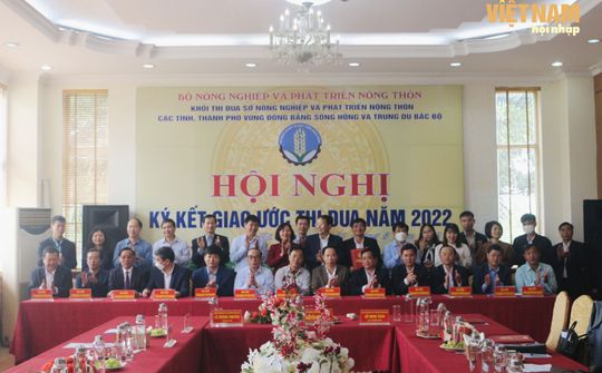13 Sở NN&PTNT vùng Đồng bằng sông Hồng và Trung du Bắc Bộ ký kết giao ước thi đua năm 2022