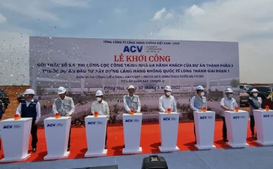 Khởi công xây dựng phần cọc công trình nhà ga hành khách sân bay quốc tế Long Thành