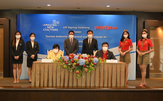 Vietjet hợp tác cùng Tổng cục du lịch Thái Lan thúc đẩy hồi phục du lịch