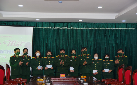 Cục Hậu Cần Quân Khu 4: Gặp mặt các Hội viên Phụ nữ nhân dịp Ngày Quốc tế 8/3