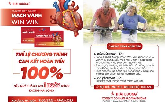 Mạch Vành Win Win cam kết hoàn tiền 100% nếu khách hàng không hài lòng sau 1 ngày sử dụng