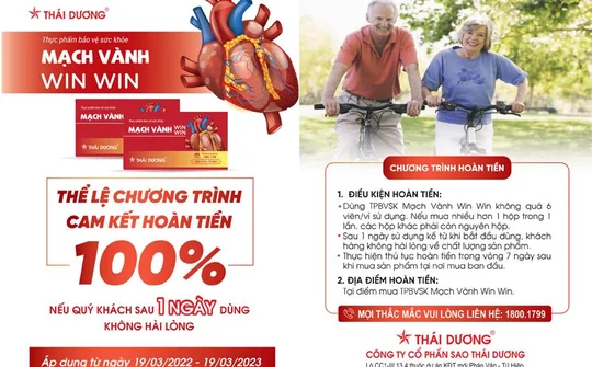 Mạch Vành Win Win cam kết hoàn tiền 100% nếu khách hàng không hài lòng sau 1 ngày sử dụng