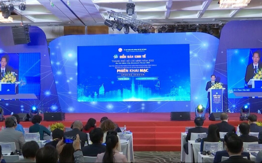 Diễn đàn Kinh tế TP HCM 2022: Nhiều giải pháp xây dựng kinh tế số