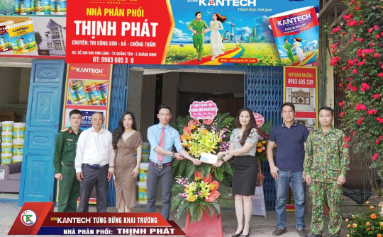 Hãng sơn Kantech: Khai trương Nhà phân phối Thịnh Phát – Tx Quảng Yên