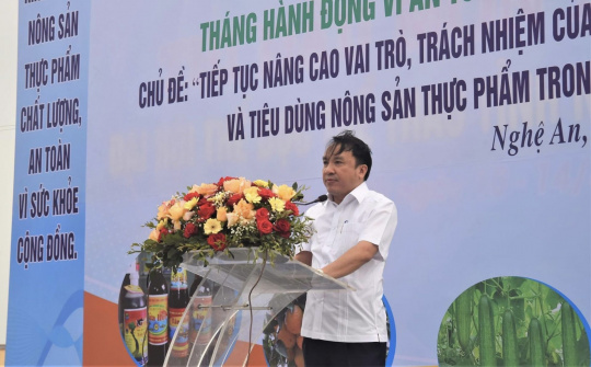 Nghệ An: Phát động "Tháng hành động vì An toàn thực phẩm" năm 2022