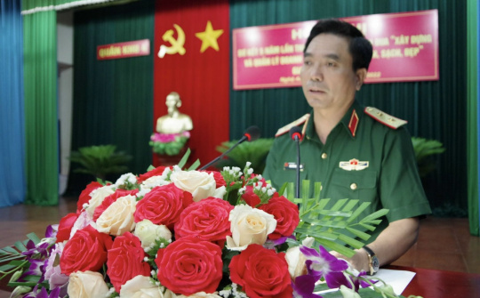 Quân khu 4: Xây dựng và quản lý doanh trại chính quy, xanh, sạch, đẹp" giai đoạn 2017- 2022