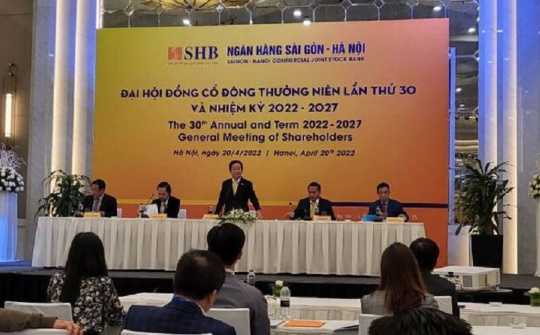 SHB trình kế hoạch tăng vốn điều lệ lên hơn 36.000 tỷ đồng