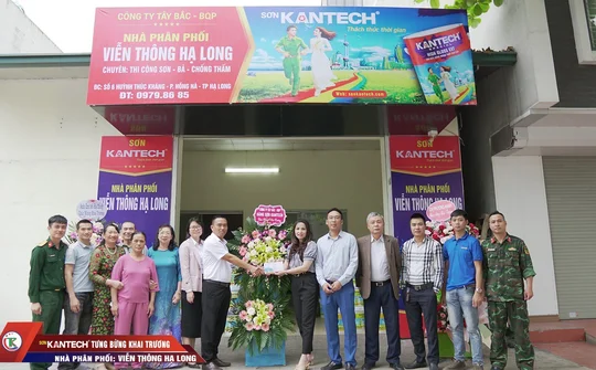 Hãng sơn Kantech: Khai trương Nhà phân phối Viễn Thông Hạ Long