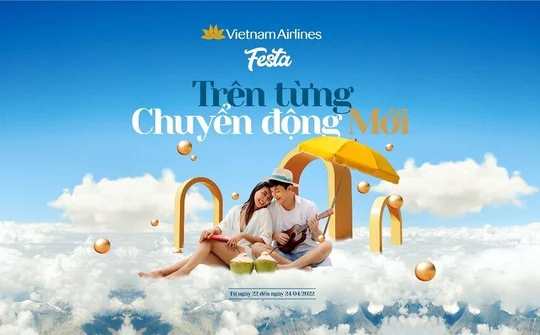 Cơ hội nhận vé máy bay miễn cước tại Vietnam Airlines Festa
