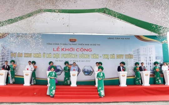 HUD đầu tư dự án Nhà ở xã hội tại Hà Nam