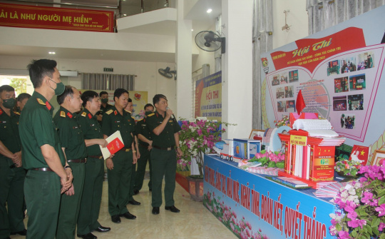 Cục Hậu Cần Quân Khu 4: Khai mạc và chấm thi hệ thống sổ sách CTĐ, CTCT năm 2022