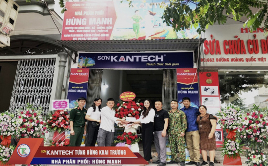 Hãng sơn Kantech: Khai trương Nhà phân phối Hùng Mạnh – Cẩm Phả