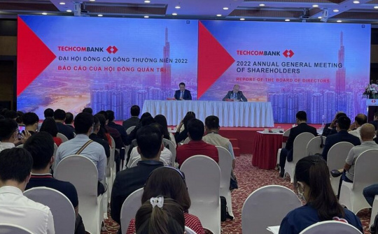 ĐHCĐ Techcombank: Tiếp tục khẳng định sẽ không chia cổ tức