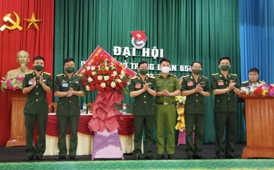 Đoàn cơ sở Trung đoàn 654 Đại hội trước nhiệm kỳ 2022 – 2027 thành công tốt đẹp