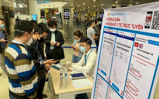 Bộ Y tế: Không yêu cầu khai báo y tế với người nhập cảnh vào Việt Nam từ 27/4