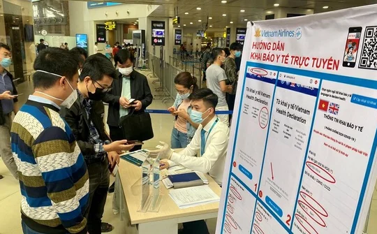 Bộ Y tế: Không yêu cầu khai báo y tế với người nhập cảnh vào Việt Nam từ 27/4
