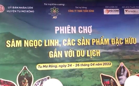Phiên chợ Sâm Ngọc Linh đầu tiên tại tỉnh Kon Tum