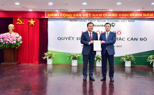 Vietcombank công bố quyết định nhân sự lãnh đạo cấp cao