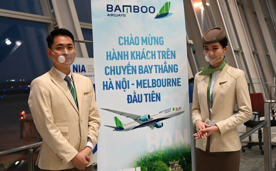 Bamboo Airways bay thẳng thường lệ Hà Nội - Melbourne từ 27/4