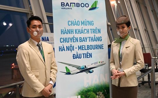 Bamboo Airways bay thẳng thường lệ Hà Nội - Melbourne từ 27/4