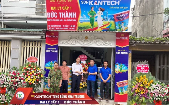 Hãng sơn Kantech: Khai trương Đại lý cấp 1 Đức Thành – TP Phủ Lý
