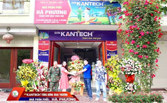 Hãng sơn Kantech: Khai trương Nhà phân phối Hà Phương -TP Hải Dương