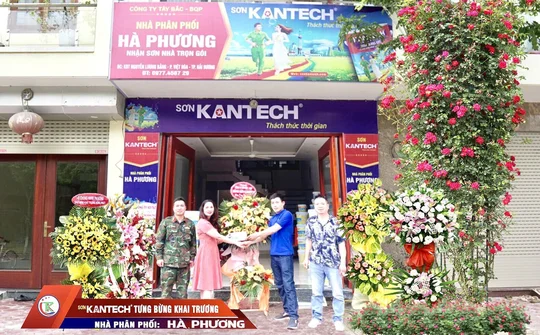 Hãng sơn Kantech: Khai trương Nhà phân phối Hà Phương -TP Hải Dương