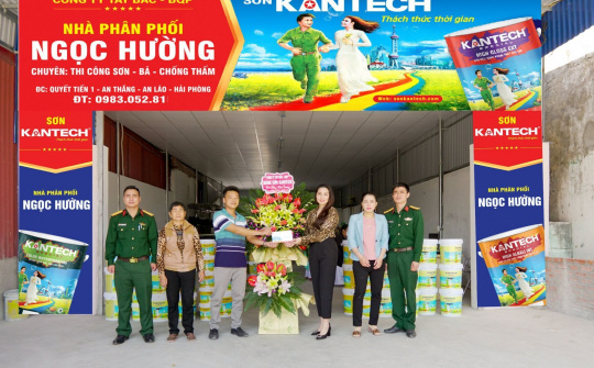 Hãng sơn Kantech: Khai trương Nhà phân phối Ngọc Hường - Hải Phòng