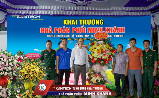 Hãng sơn Kantech: Khai trương Nhà phân phối Minh Khánh – Vĩnh Bảo
