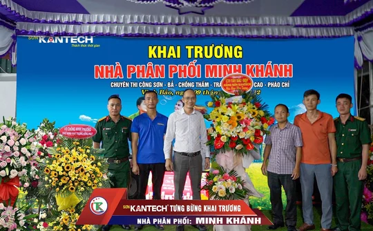 Hãng sơn Kantech: Khai trương Nhà phân phối Minh Khánh – Vĩnh Bảo