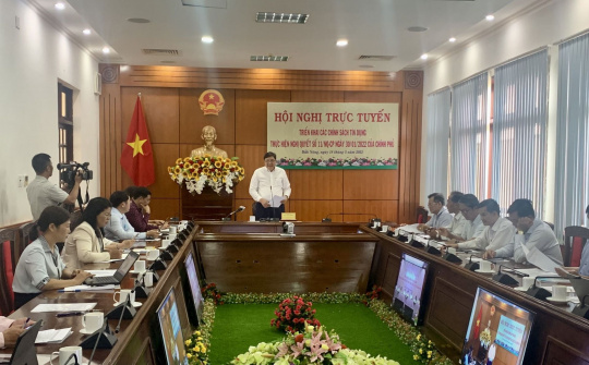 Đăk Nông: Hội nghị trực tuyến về triển khai thực hiện Nghị quyết số 11/NQ-CP