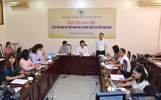 Công bố Lễ tôn vinh Trí thức khoa học và công nghệ tiêu biểu năm 2022