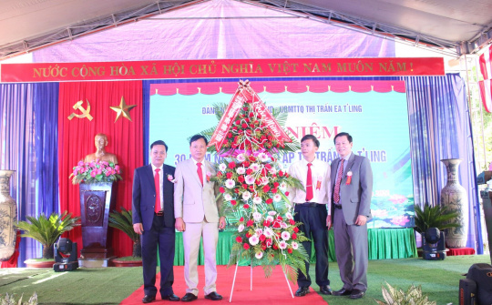 Đắk Nông: Kỷ niệm 30 năm hình thành và phát triển Thị trấn Eatling, huyện Cư Jút