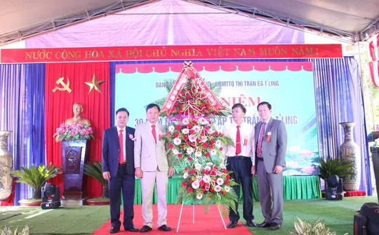 Đắk Nông: Kỷ niệm 30 năm hình thành và phát triển Thị trấn Eatling, huyện Cư Jút
