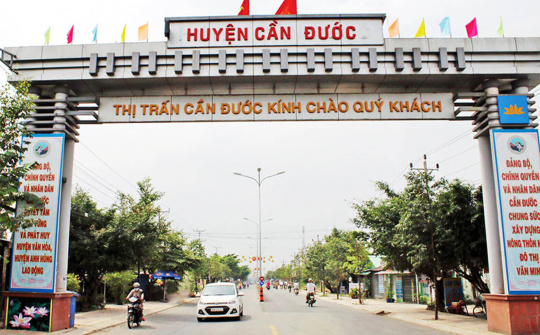 “Tuyến đường mẫu” – Mô hình xây dựng đô thị văn minh tại Cần Đước