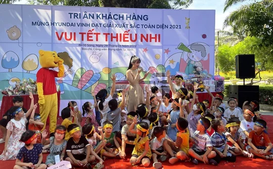 Hyundai Vinh rộn ràng Ngày Quốc tế Thiếu nhi