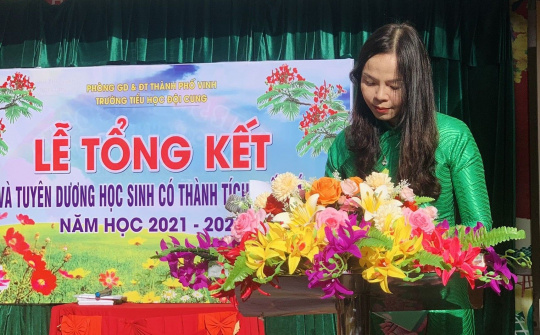 Trường Tiểu học Đội Cung - TP Vinh khép lại năm học với nhiều niềm vui