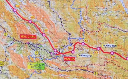Khẩn trương hoàn tất thủ tục đầu tư đoạn tuyến cao tốc Hòa Bình - Mộc Châu