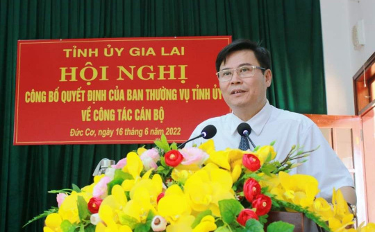 Gia Lai: Đồng chí Phạm Văn Cường được bầu làm Bí thư Huyện Đức Cơ
